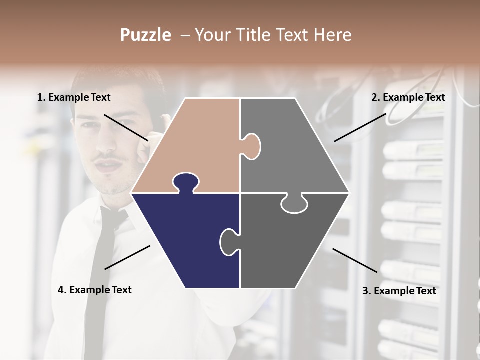 System Technology Routers PowerPoint Template