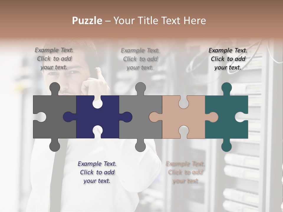System Technology Routers PowerPoint Template