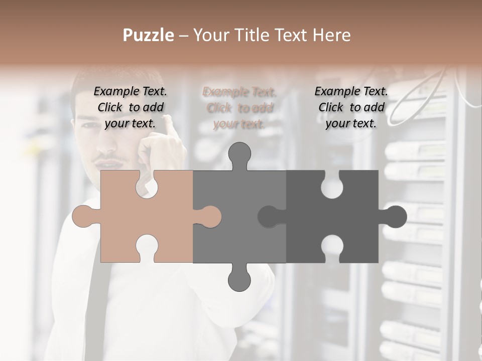 System Technology Routers PowerPoint Template