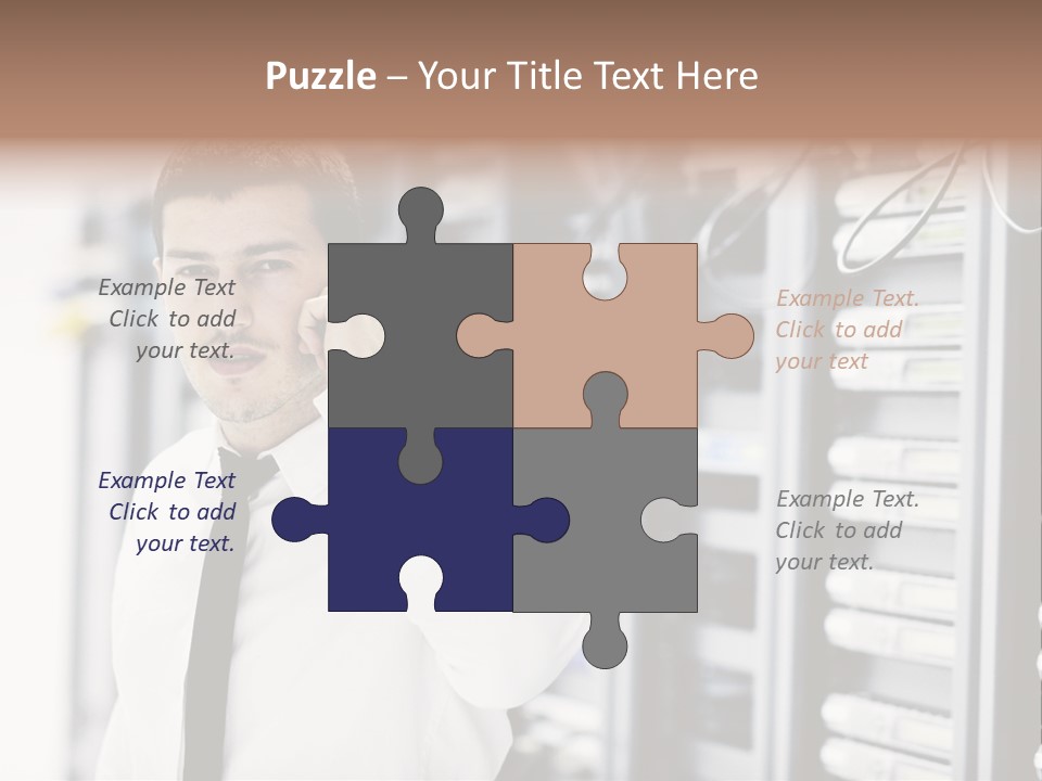 System Technology Routers PowerPoint Template