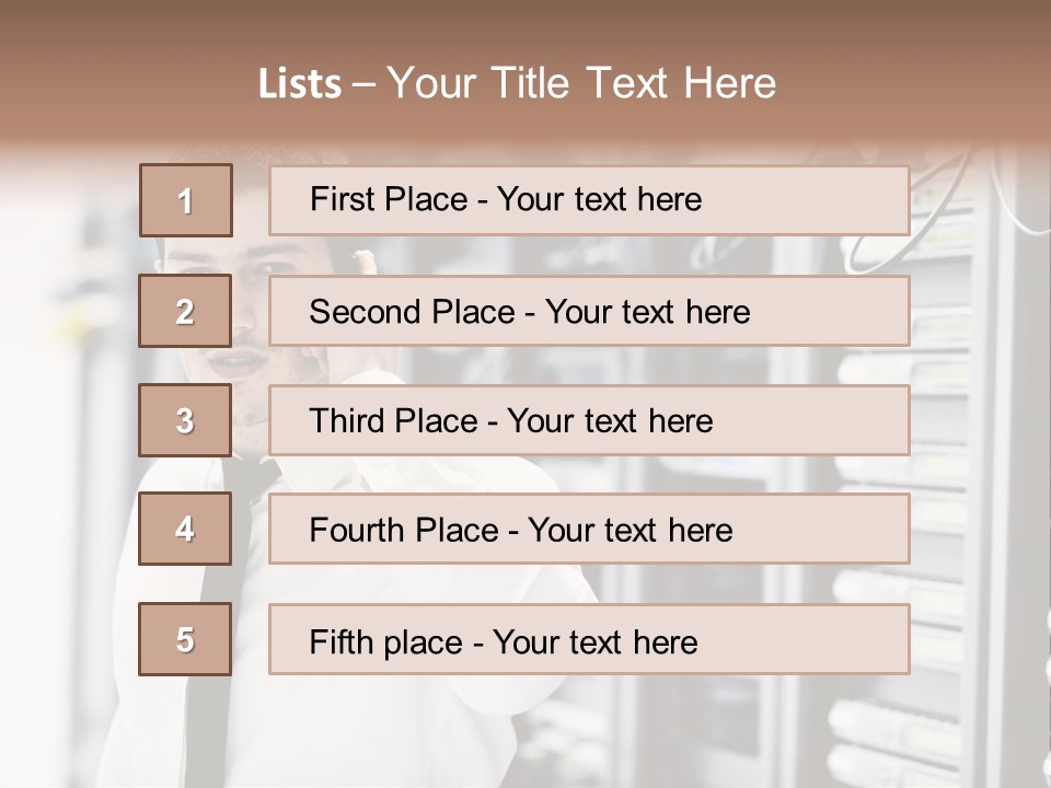 System Technology Routers PowerPoint Template