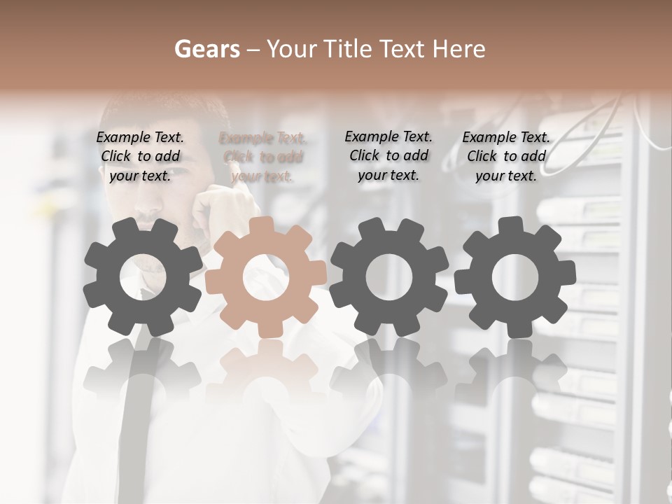 System Technology Routers PowerPoint Template