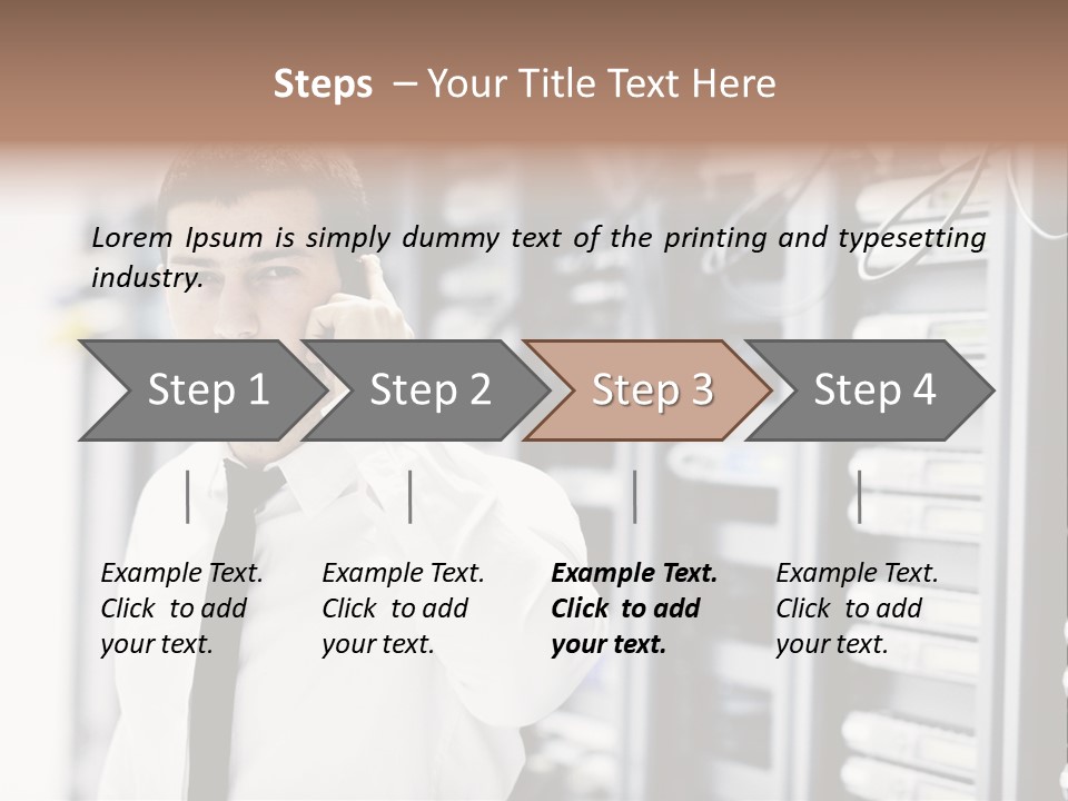 System Technology Routers PowerPoint Template