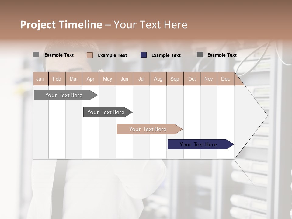 System Technology Routers PowerPoint Template