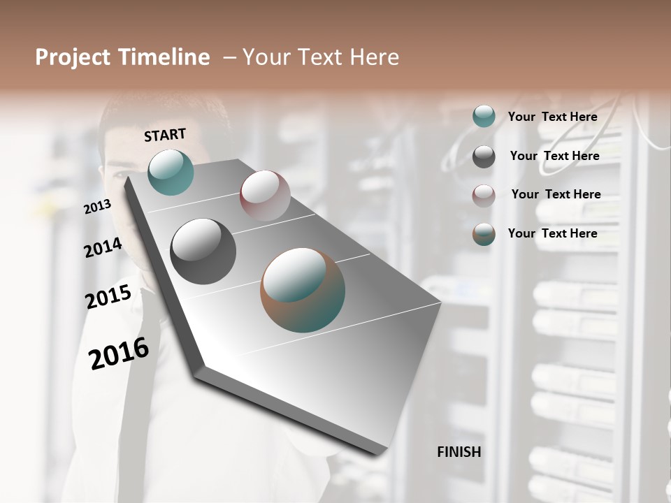 System Technology Routers PowerPoint Template