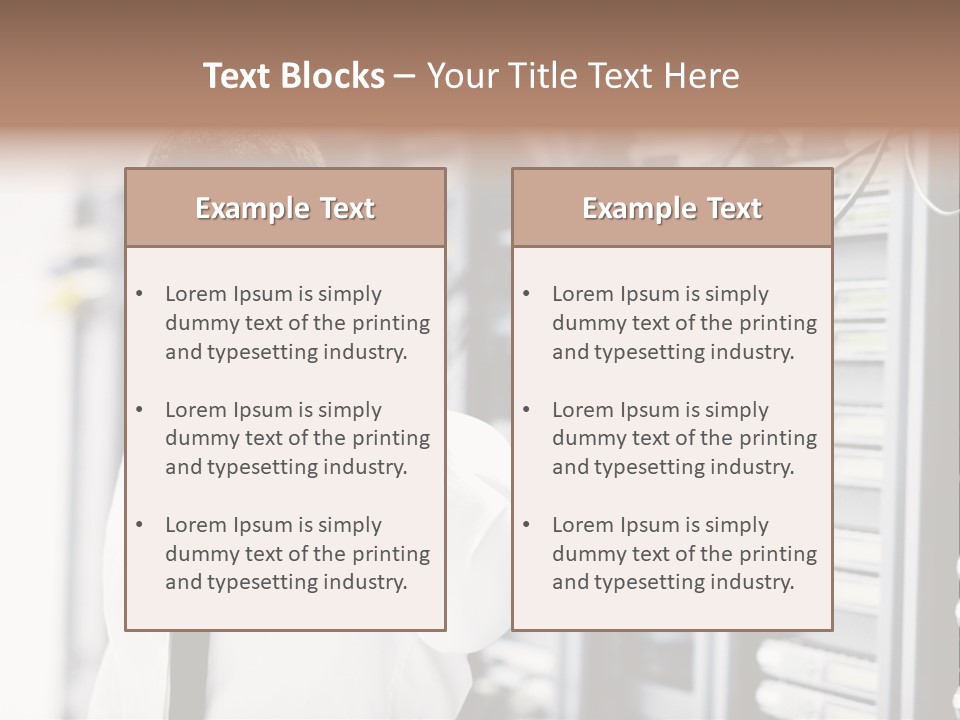 System Technology Routers PowerPoint Template