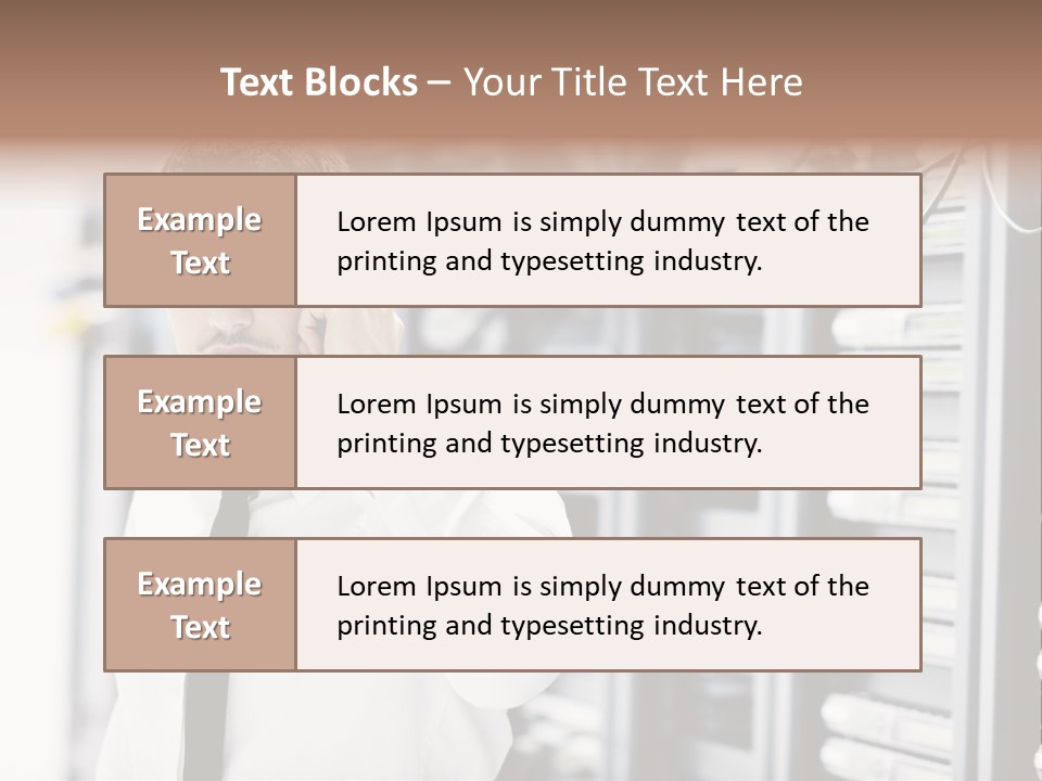 System Technology Routers PowerPoint Template