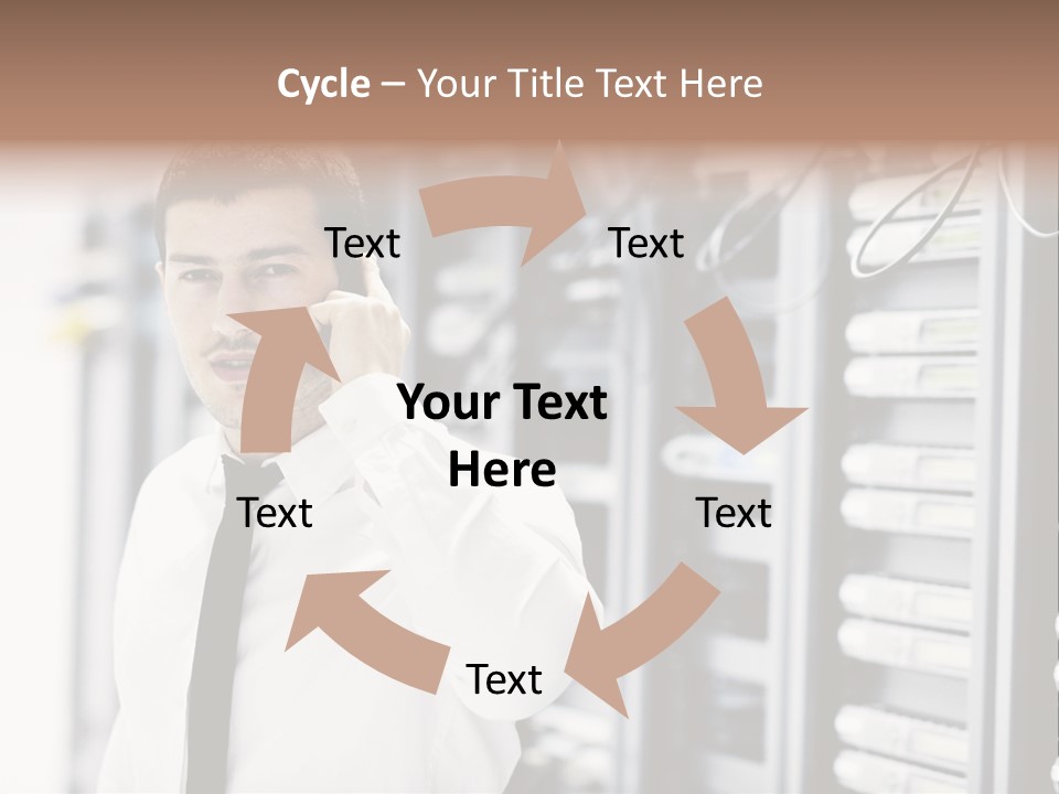 System Technology Routers PowerPoint Template