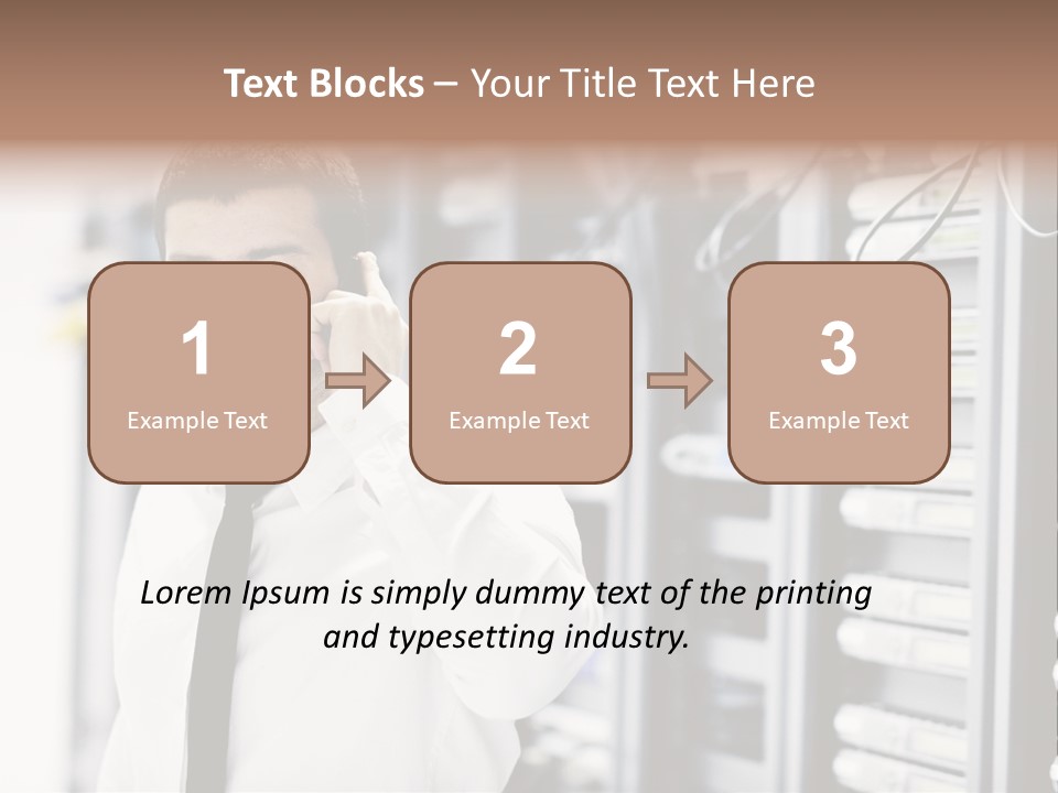 System Technology Routers PowerPoint Template