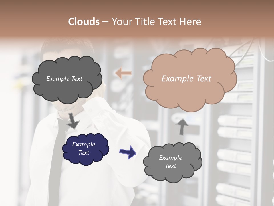 System Technology Routers PowerPoint Template