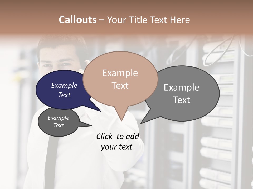 System Technology Routers PowerPoint Template