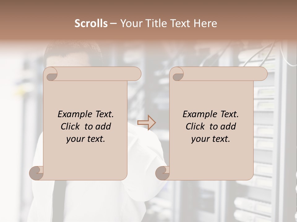 System Technology Routers PowerPoint Template