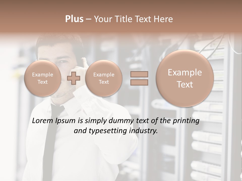 System Technology Routers PowerPoint Template