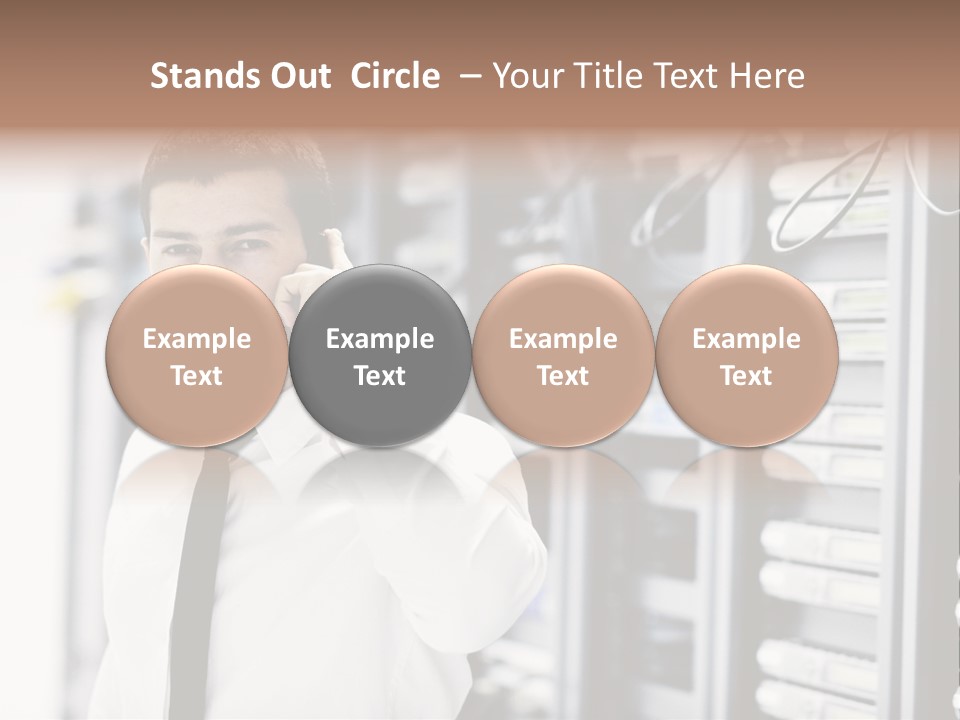 System Technology Routers PowerPoint Template