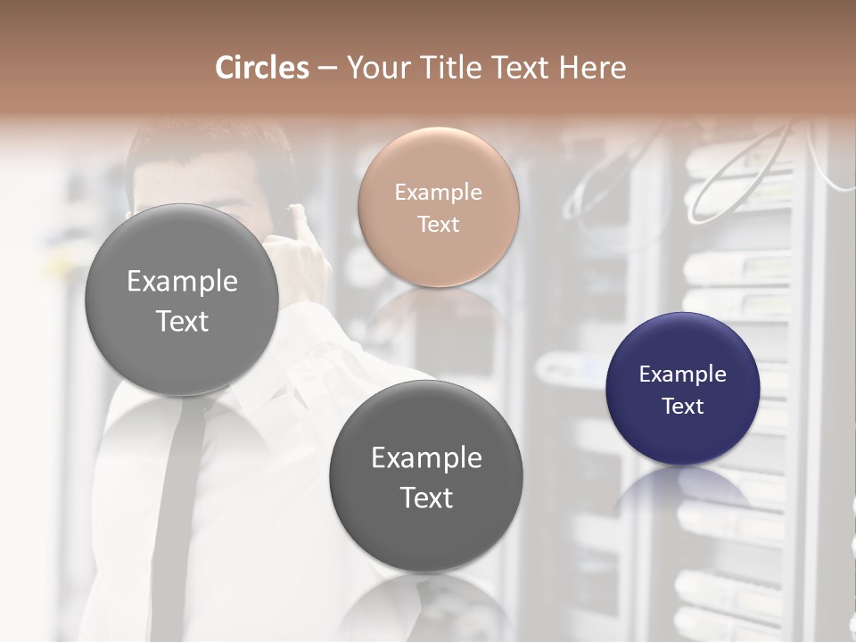 System Technology Routers PowerPoint Template
