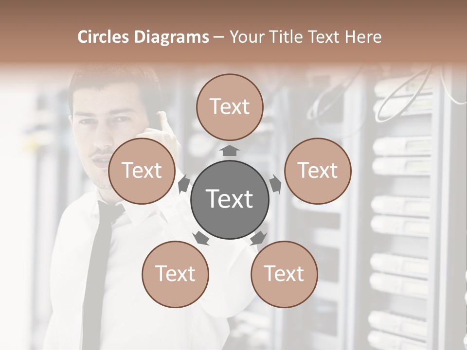 System Technology Routers PowerPoint Template