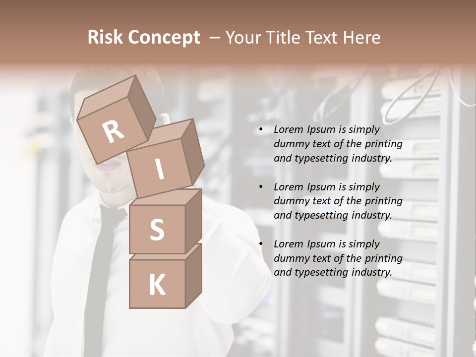 System Technology Routers PowerPoint Template