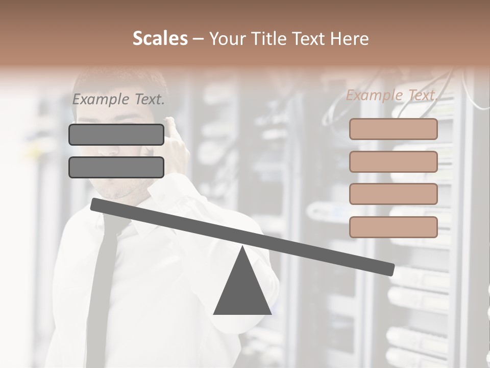 System Technology Routers PowerPoint Template