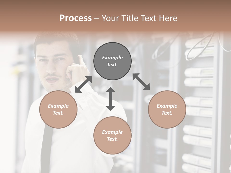 System Technology Routers PowerPoint Template
