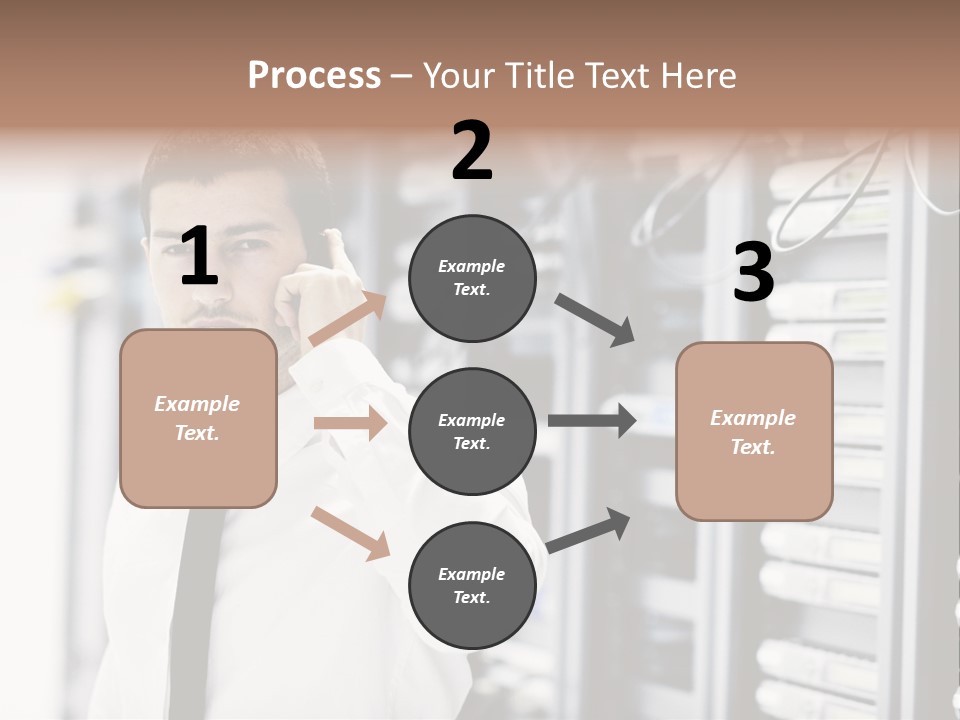System Technology Routers PowerPoint Template