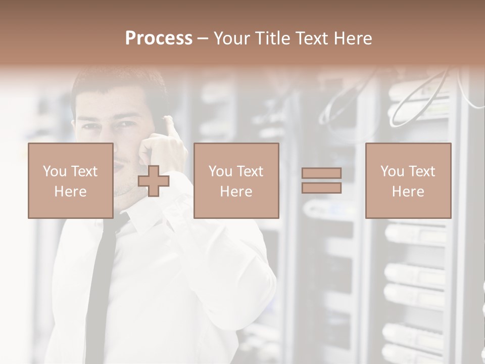 System Technology Routers PowerPoint Template