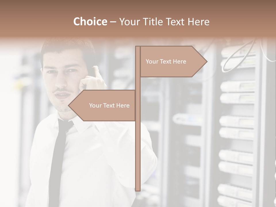 System Technology Routers PowerPoint Template