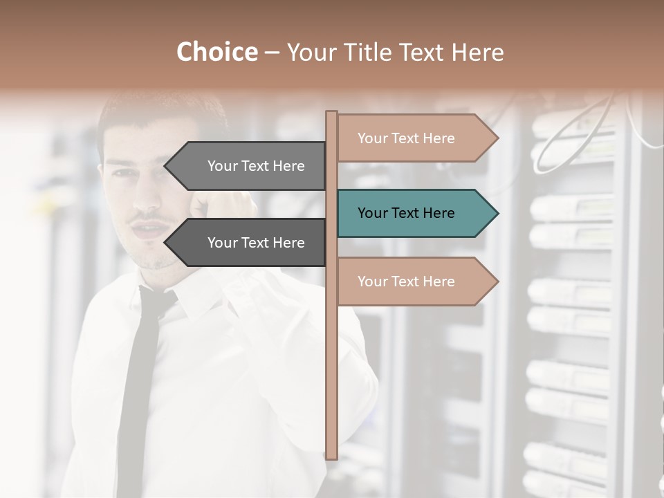 System Technology Routers PowerPoint Template