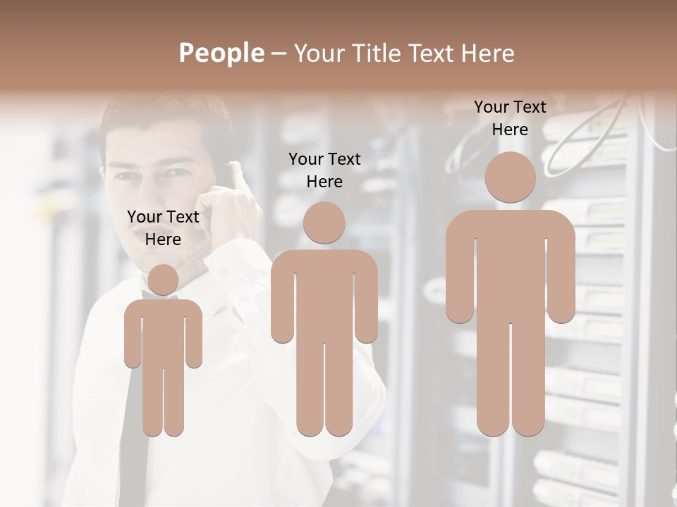System Technology Routers PowerPoint Template