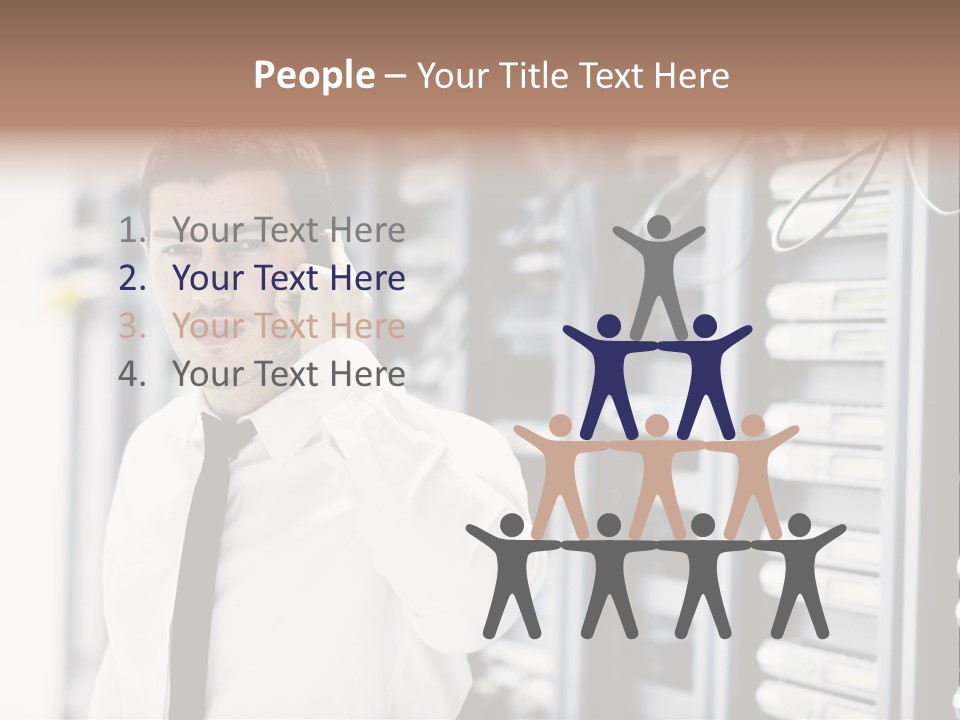 System Technology Routers PowerPoint Template