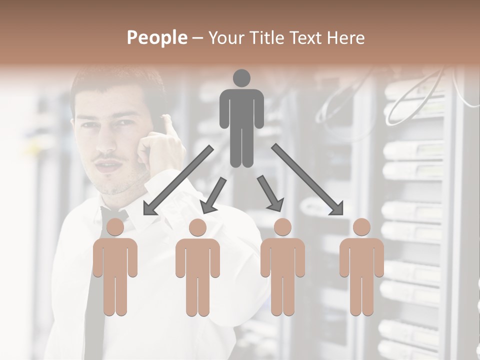 System Technology Routers PowerPoint Template