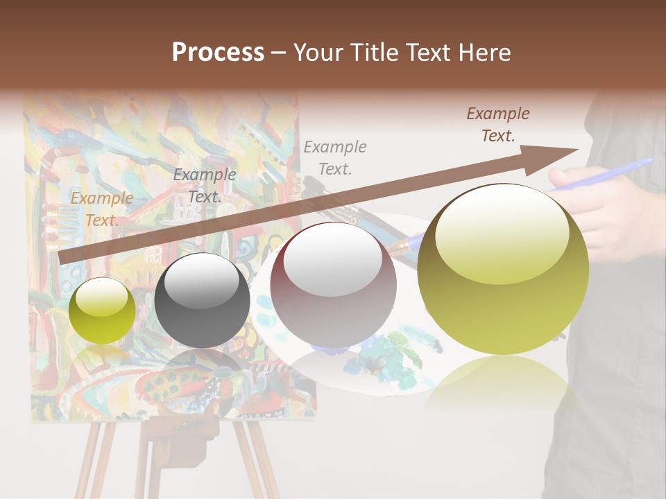 Brush Artist Picture PowerPoint Template