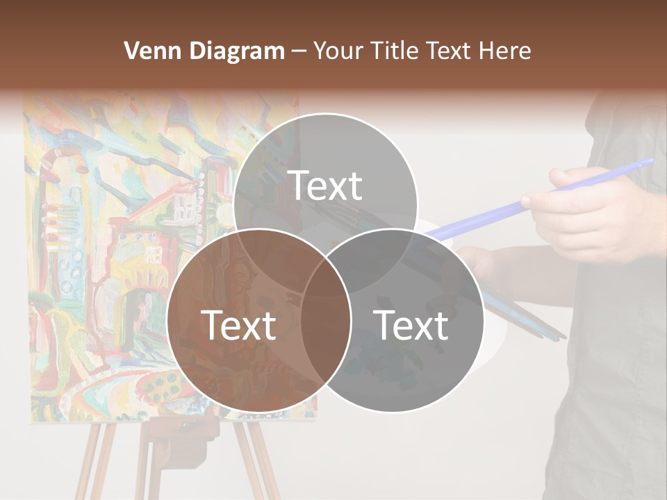 Brush Artist Picture PowerPoint Template