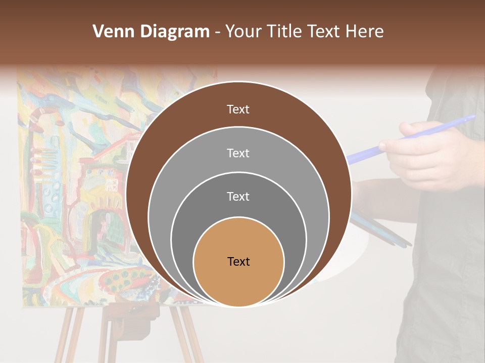 Brush Artist Picture PowerPoint Template