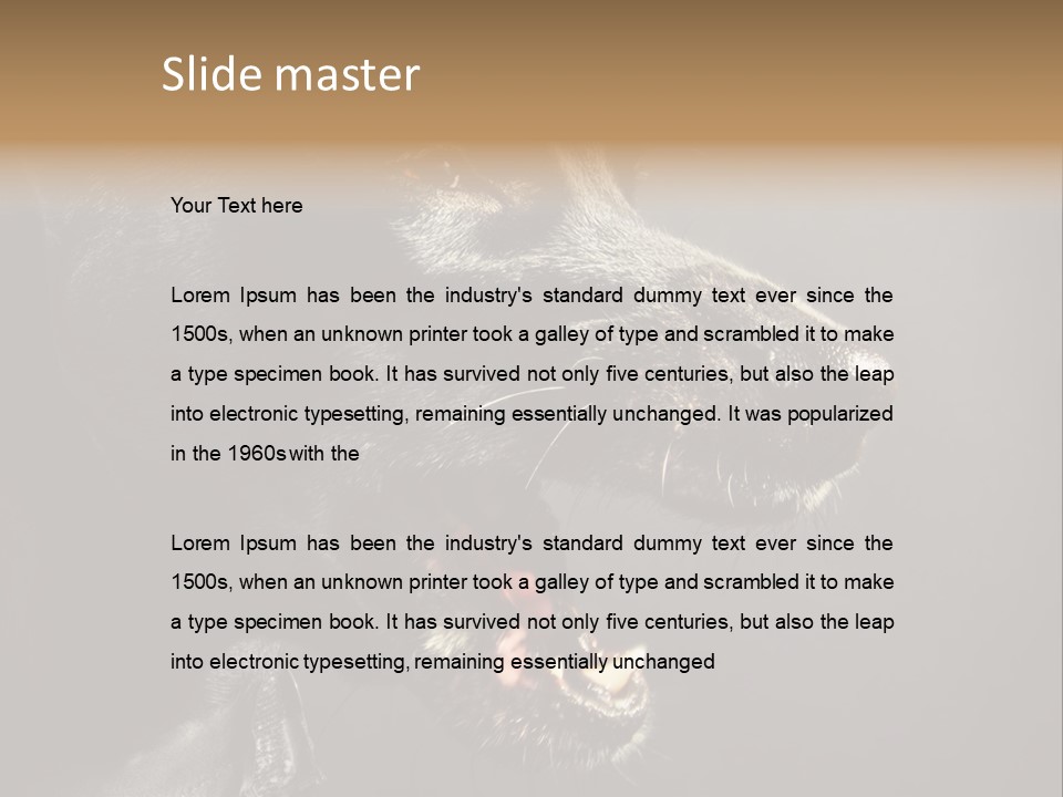 Funny Canine Shiny PowerPoint Template