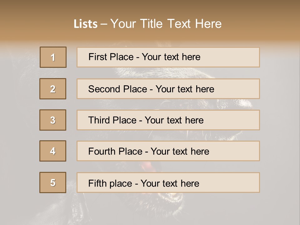 Funny Canine Shiny PowerPoint Template