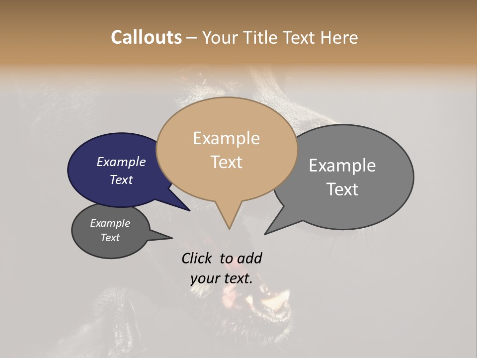 Funny Canine Shiny PowerPoint Template