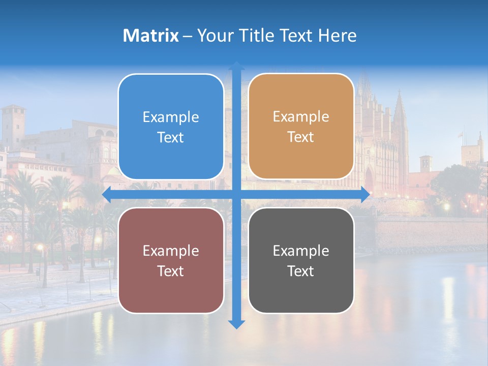 Historic Island Reflection PowerPoint Template