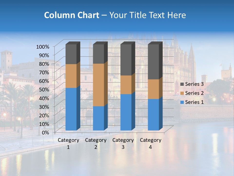 Historic Island Reflection PowerPoint Template