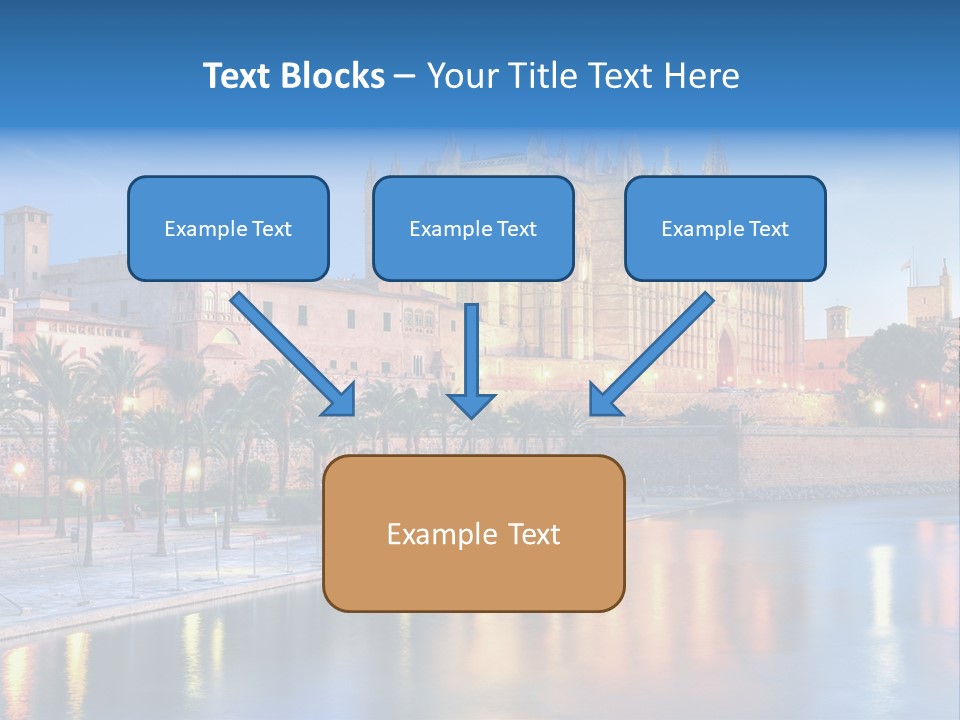 Historic Island Reflection PowerPoint Template