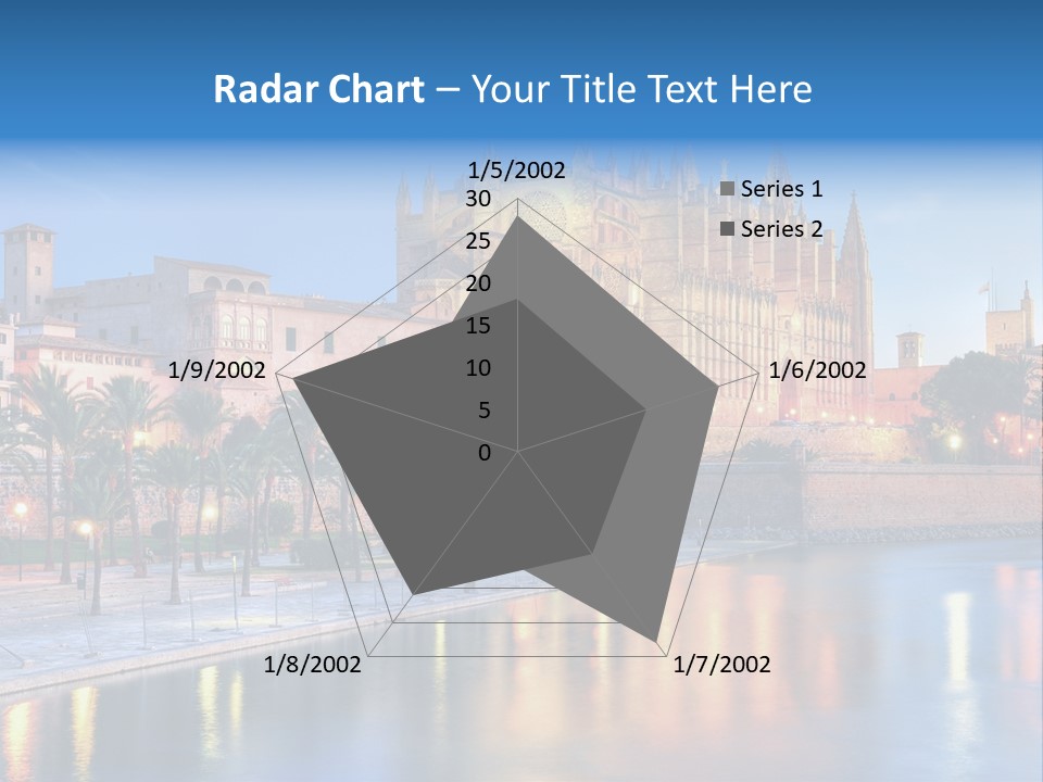 Historic Island Reflection PowerPoint Template