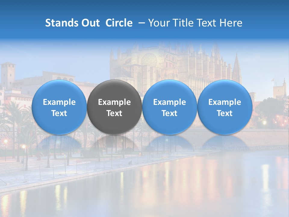 Historic Island Reflection PowerPoint Template