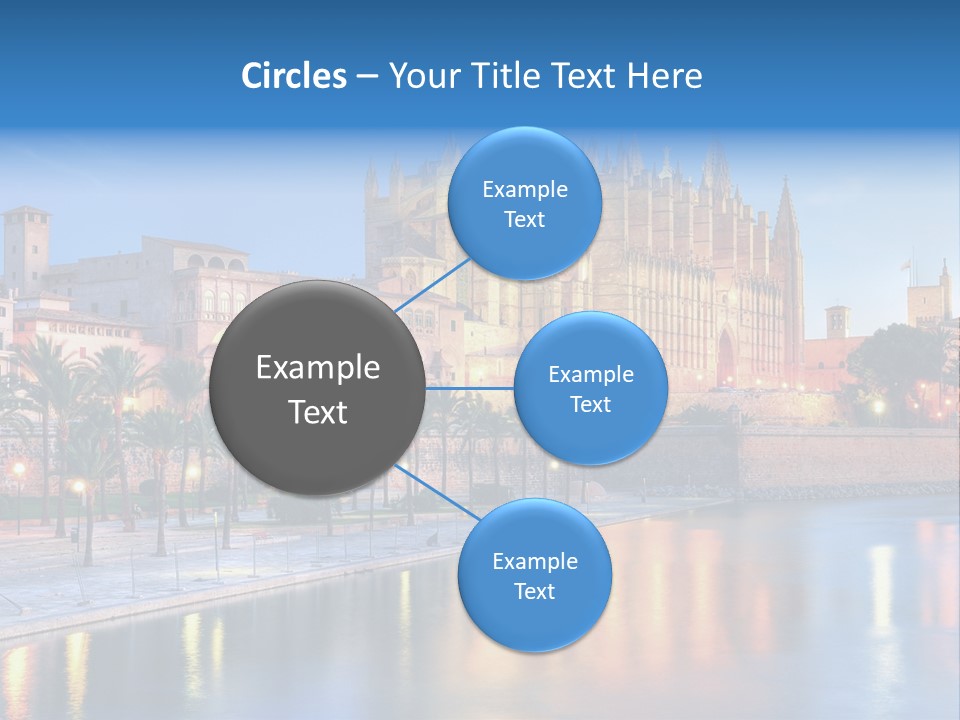 Historic Island Reflection PowerPoint Template