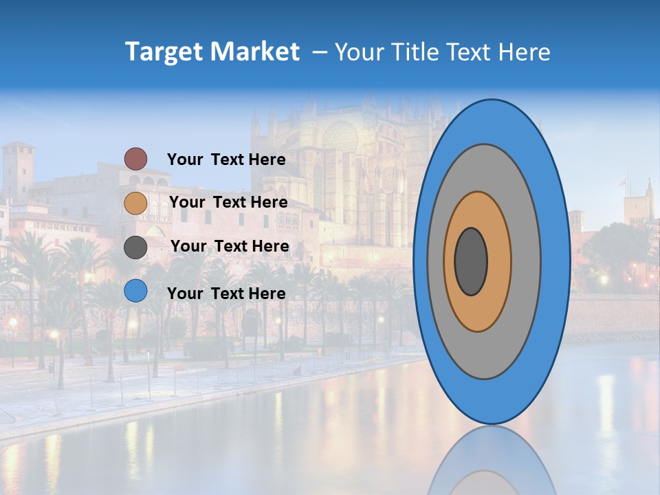 Historic Island Reflection PowerPoint Template