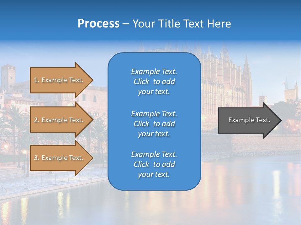 Historic Island Reflection PowerPoint Template