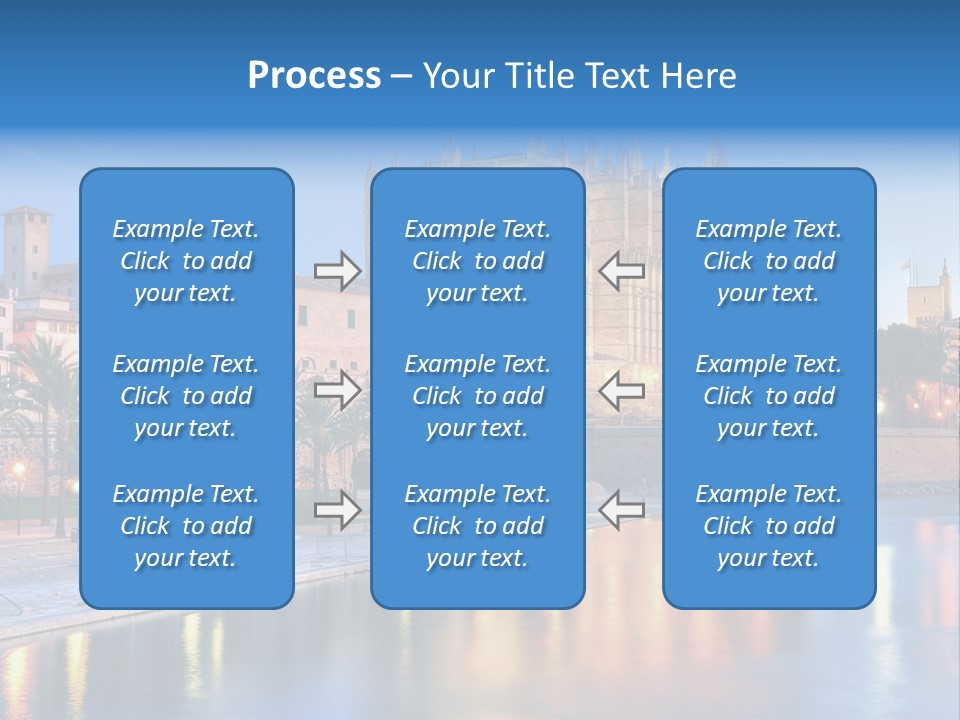 Historic Island Reflection PowerPoint Template
