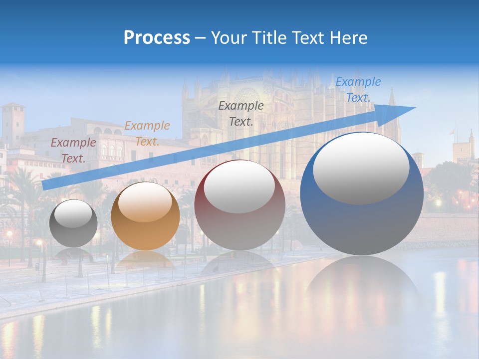 Historic Island Reflection PowerPoint Template