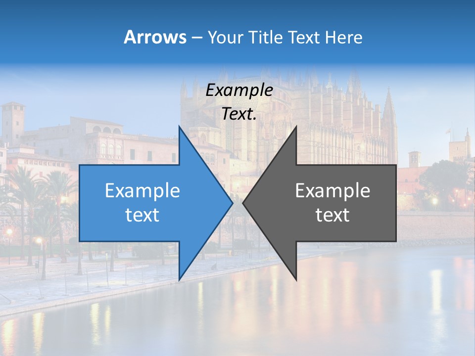 Historic Island Reflection PowerPoint Template