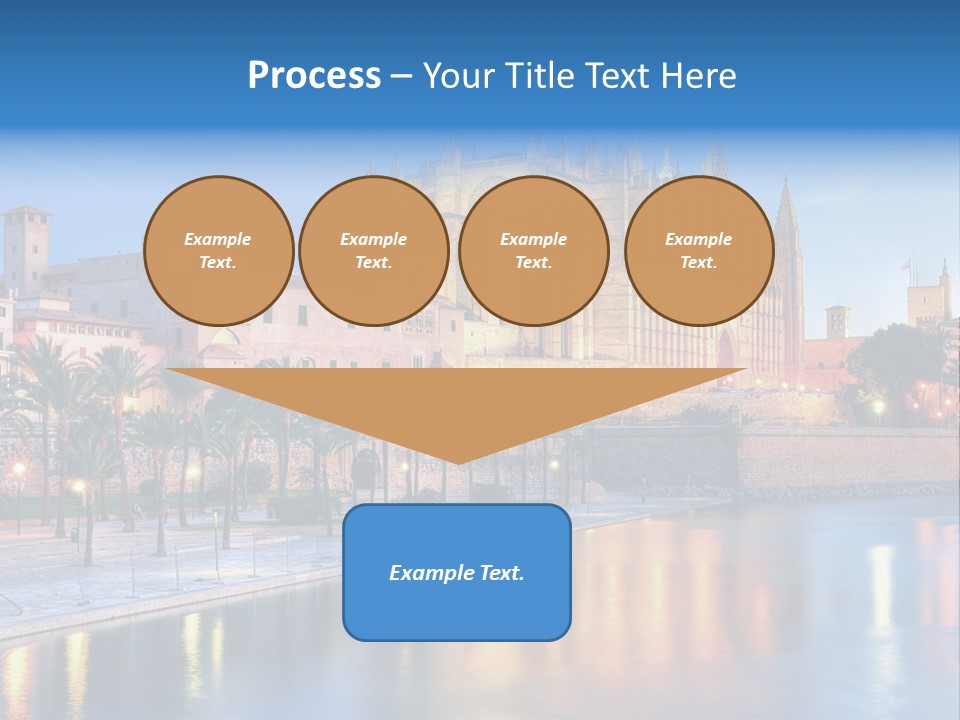Historic Island Reflection PowerPoint Template