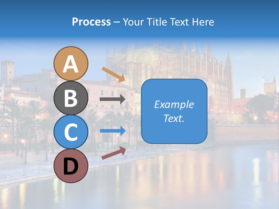 Historic Island Reflection PowerPoint Template