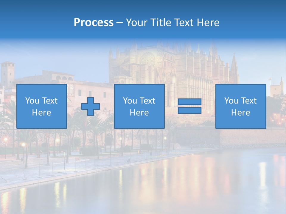 Historic Island Reflection PowerPoint Template